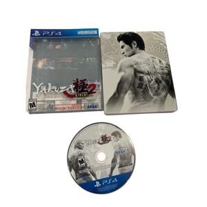 Yakuza Kiwami 2 Steelbook Edition PS4 Video Game SEGA Playstation 4